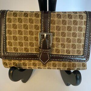 Nine & Co by Nine West Brown Tri-Fold Wallet